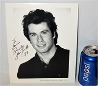 John Travolta 1987 Signed Photograph