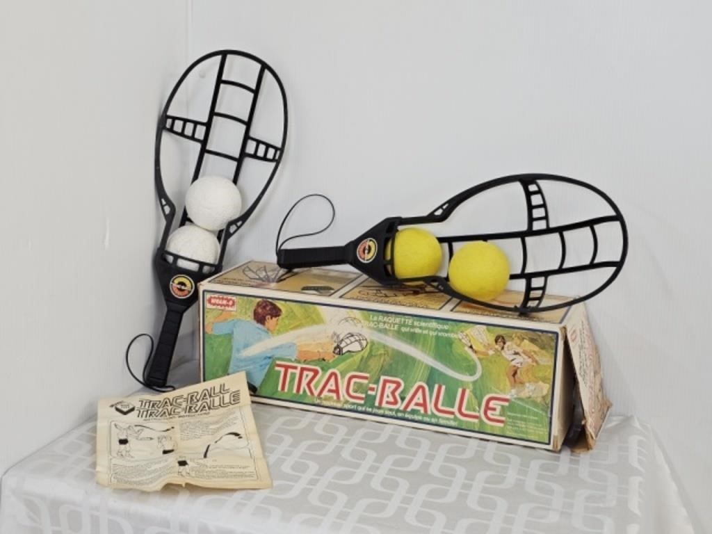 TRACBALLE GAME WITH BOX  - 1977 BY WHAM/O