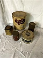 Lot Of Older Advertising Cans