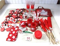 LARGE COLLECTION OF ASSORTED CANADA DAY ITEMS
