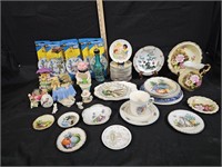 Avon Collectible Plates, Enesco Plate & Pitcher,