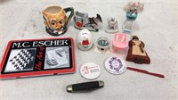 Lot of misc collectibles.  The mug and mule are