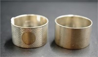 Australian sterling silver napkin ring