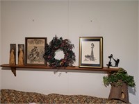 Shelf and wall decor pieces