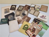 Vintage photos and modern photo frames