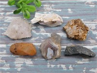 MIXED LOT ROCK STONE LAPIDARY SPECIMEN