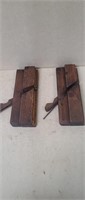 2- Wood Moulding Planes. 9"