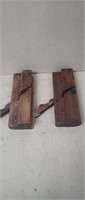 2- Wood Moulding Planes. 9"