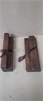 2- Wood Moulding Planes. 9"