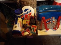 Pepsi cooler & canteens,frisbie,lunch box