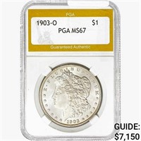 1903-O Morgan Silver Dollar PGA MS67