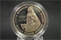2000 LEIF ERICSON MILLENIUM SILVER PROOF COIN