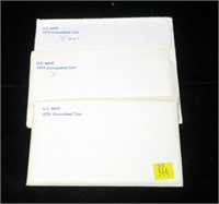 3- U.S. Mint sets: 1976, 2- 1979 partial sets