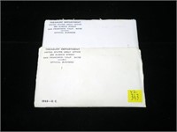 2- 1968 U.S. Mint sets