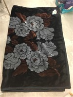 Korean Mink Floral Blanket