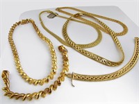 Italian Plated Sterling Necklaces and Bracelets