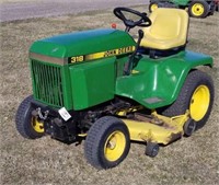 John Deere 318 Lawn Mower- 48"- RUNS