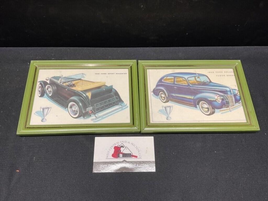 Framed Vintage Car Prints