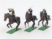 (3) LEAD SOLDIERS ON HORSEBACK