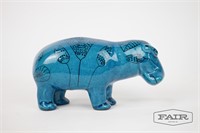William The Hippo Blue Figurine