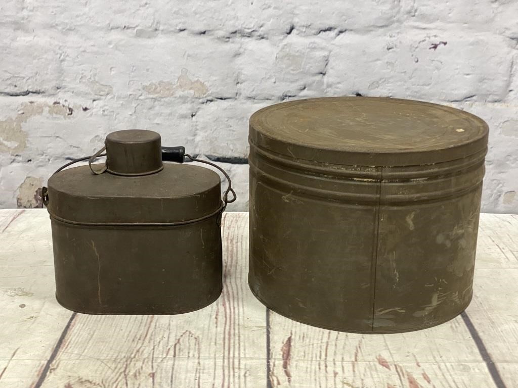Vintage Miners Lunch Box & More