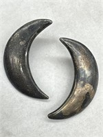 Beautiful Vintage Moon Earrings Alicia 950 Mexico
