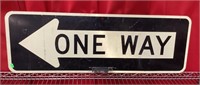 One Way double-sided sign 12x36