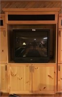 Antler Handle Tv Hutch With Drawers