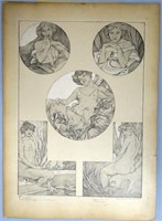 Alphonse Mucha "Figures Decoratives" page 21