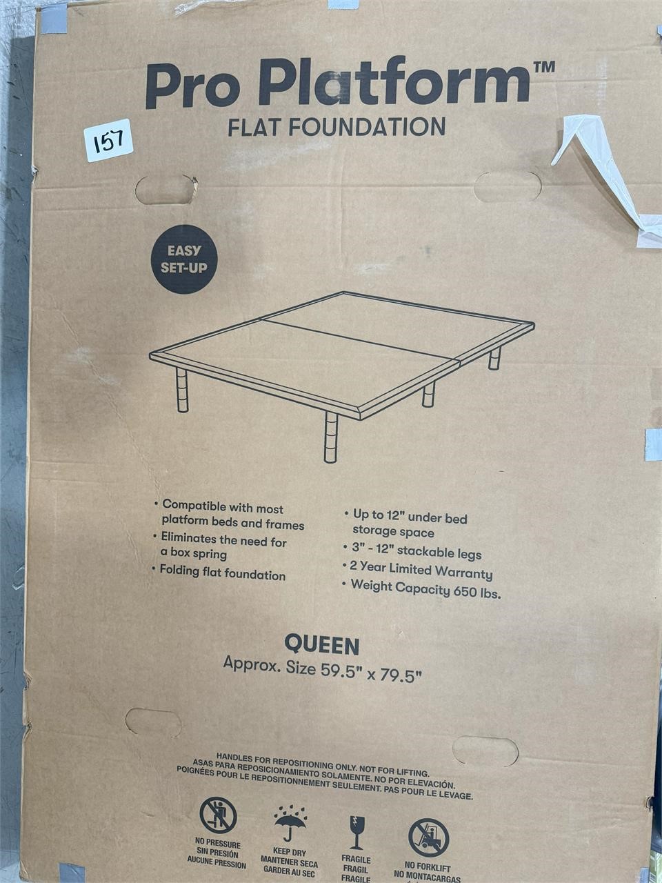 Pro Platform Flat Foundation Queen Size