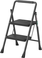 RIKADE 2 Step Ladder, Wide Pedal, Lightweight