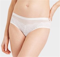 Women's Lace and Mesh Cheeky XS