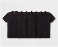XL Men's 4pk V-Neck T-Shirt - Goodfellow & Co