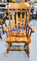 Oversized Wooden Rocking Chair (46”)