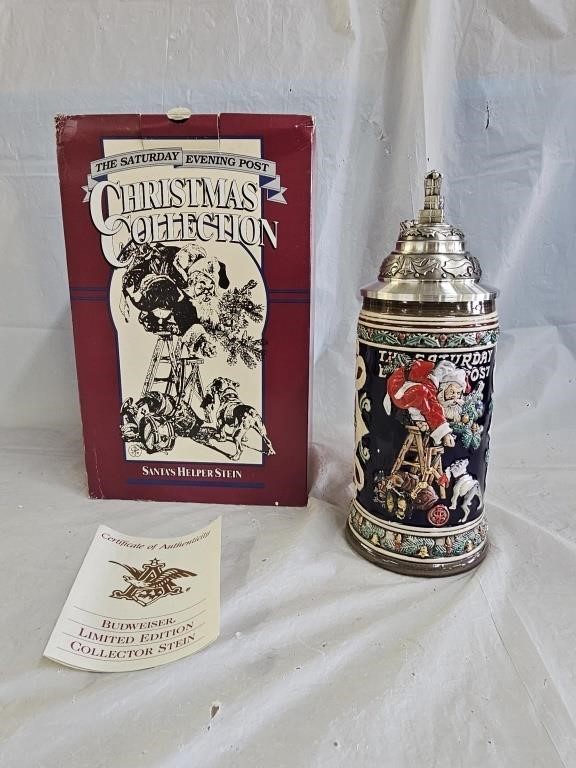 Anheuser Busch Santa's Helper Collector's Stein