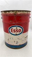 Vintage Esso 5gal grease can