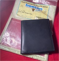 Mens leather wallet new