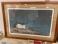 Signed Framed and Matted David Armstrong “Silent