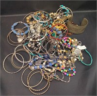 Costume Jewelry Bracelets Lot