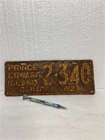 Vintage License Plate