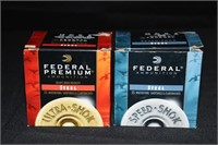2 Boxes 12 Gauge 3 1/2" 2 Shot One is Federal