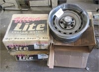 Set of GMC 15" wheels believed to fit 1978 - 1987