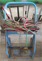 Welding cart with Victor gauges and cutting