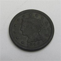 1846 Full Liberty US Large Cent