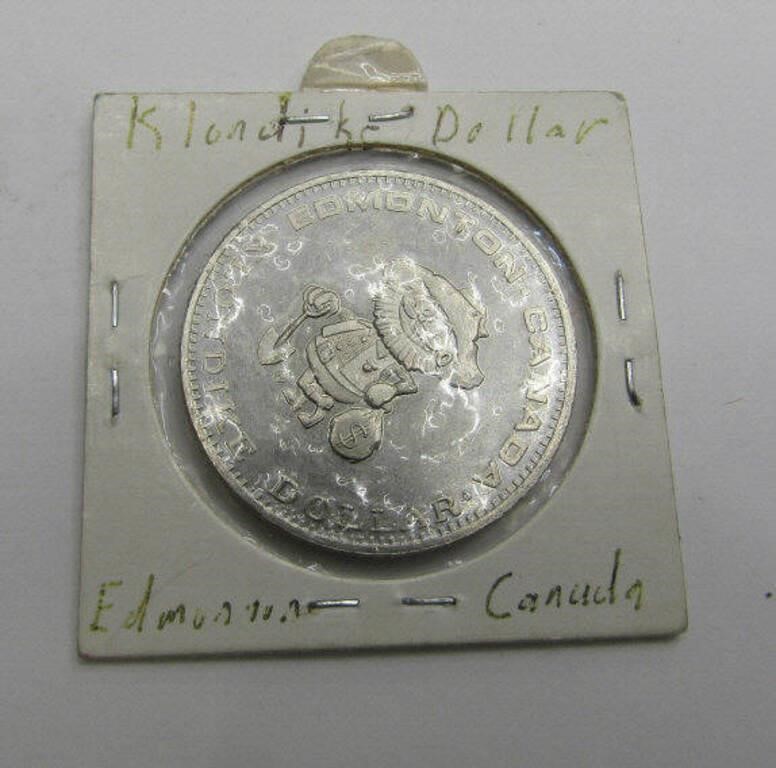 1972 Klondike Days 1oz Silver Coin