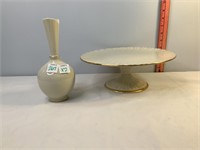 Lenox Cake Stand & Vase