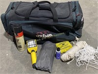 Wilson Duffel Bag W/ Tent Supplies