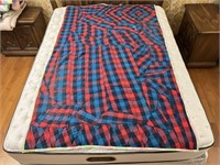 Handmade Quilt #3 Blue Red Black Plaid