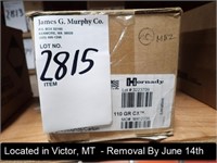 CASE OF (200) ROUNDS OF HORNADY 300 BLACKOUT 110