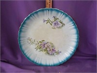 Floral round platter